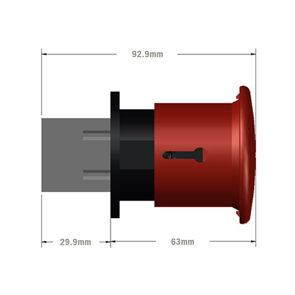 50-301-0 MODULAR SOLUTIONS DOOR PART<br>EMERGENCY UNLOCK FOR SLAM LATCH